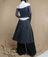 Double Zipper Plaid Pleated Skirt